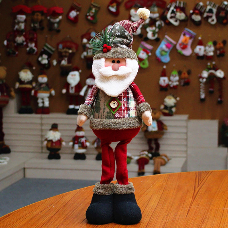 decoração de natal papai noel- boneco de neve-rena