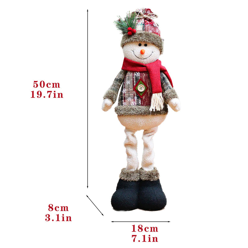 decoração de natal papai noel- boneco de neve-rena